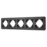 Рамка алюминиевая FRM-AKIRY-AL-5-BK (Arlight, -)