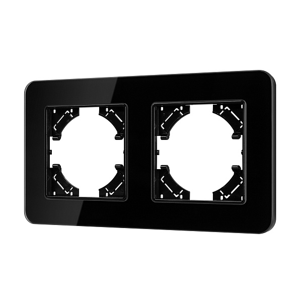 Рамка стеклянная FRM-OMALI-GS-2-BK (Arlight, -) Lednikoff