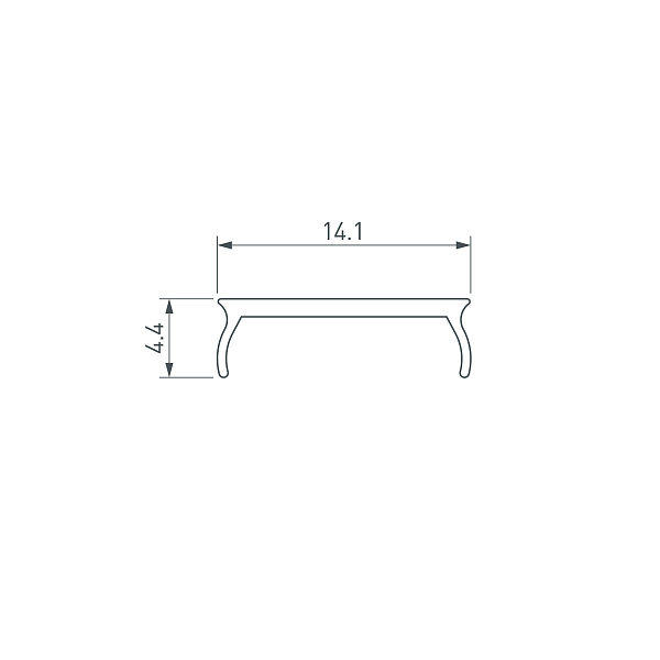 Экран F-KA13-2000 матовый для PHS (Arlight, Пластик) Lednikoff