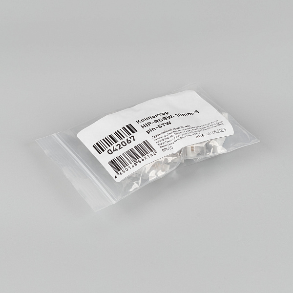 Коннектор HIP-RGBW-10mm-5pin-STW (Arlight, Лента-Провод) Lednikoff