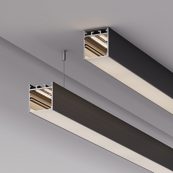 Профиль SL-LINE-3638-LW-2000 ANOD BLACK (Arlight, Алюминий) Lednikoff