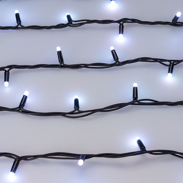Светодиодная гирлянда ARD-STRING-PRO-10000-BLACK-100LED-MILK-LIVE RGB-DMX (24V, 10W) (Ardecoled, IP65) Lednikoff