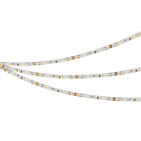Светодиодная лента MICROLED-M168-4mm 24V Warm3000 (5 W/m, IP20, 2216, 5m) (Arlight, узкая) Lednikoff