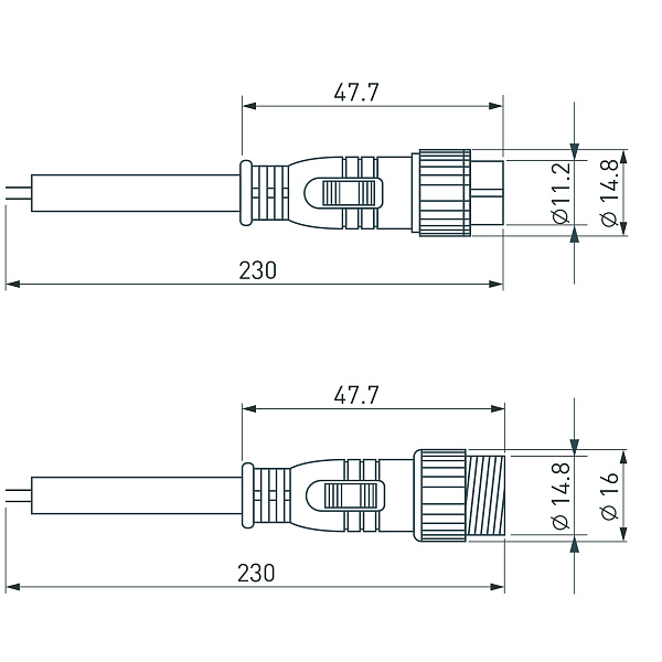 Коннектор подключения ARL-LINE-4pin (DMX512) (Arlight, Закрытый) Lednikoff