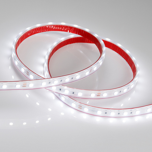 Светодиодная лента RTW 2-5000PS 24V White6000 2x (5060, 300 LED, LUX) (Arlight, 14.4 Вт/м, IP67) Lednikoff