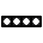 Рамка стеклянная FRM-OMALI-GS-4-BK (Arlight, -) Lednikoff