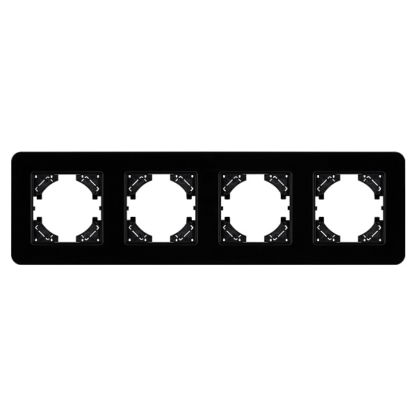 Рамка стеклянная FRM-OMALI-GS-4-BK (Arlight, -) Lednikoff