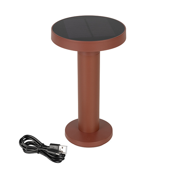 Светильник настольный SP-BRIO-1.4W Warm2700 (Кортен, 105 deg, 5V) (Arlight, IP54 Металл, 2 года) Lednikoff