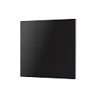 INTELLIGENT ARLIGHT Накладка панели KNX-23-2G-SUF Black (Backlightless) (IARL, IP20 Металл, 2 года) Lednikoff
