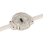 Модуль управляемый SOLEX-DMX-3535-6-24V RGB 120deg (D40x16mm, 1.5W, IP67) (Arlight, Пластик, 3 года) Lednikoff