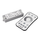 Диммер SMART-DIM-SET-RING (12-24V, 1x8A, ПДУ 2.4G) (Arlight, IP20 Пластик, 5 лет) Lednikoff