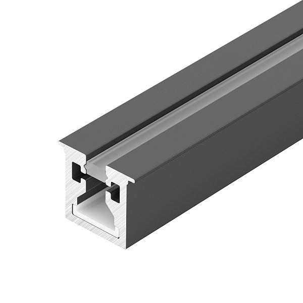Профиль с экраном SL-MINI-3-H10-F12-2000 IRON GREY (Arlight, Алюминий+пластик) Lednikoff