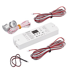 INTELLIGENT ARLIGHT Контроллер лестничный SMART-SPI-302-82-2G-SH-PS-SUF (12-24V, TUYA Wi-Fi, 2.4G) (IARL, IP20 Пластик, 5 лет)