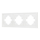 Рамка пластиковая FRM-TENDO-SFPL-3-WH (Arlight, Матовый белый) Lednikoff