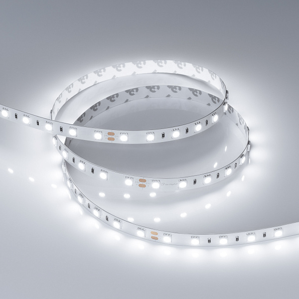 Светодиодная лента RT-B60-10mm 24V White6000 (14.4 W/m, IP20, 5060, 5m) (Arlight, 14.4 Вт/м, IP20) Lednikoff