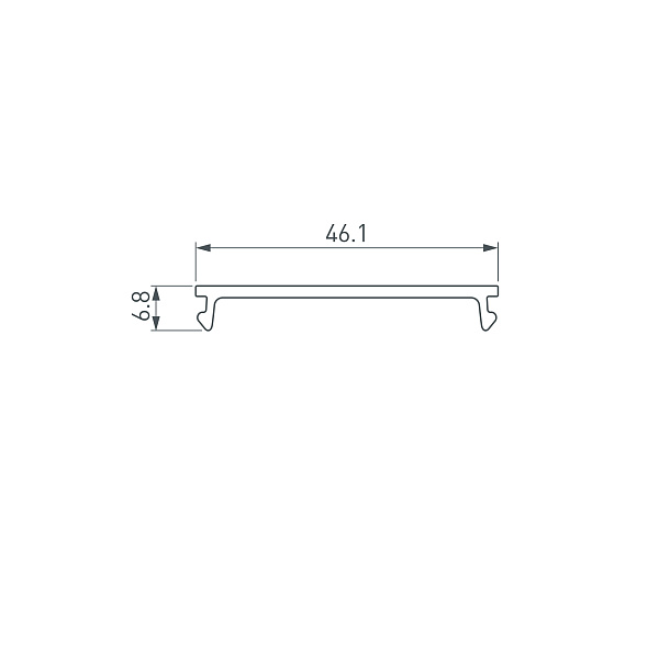 Экран SL-LINIA45-FANTOM-2000 Frost (Arlight, Пластик) Lednikoff