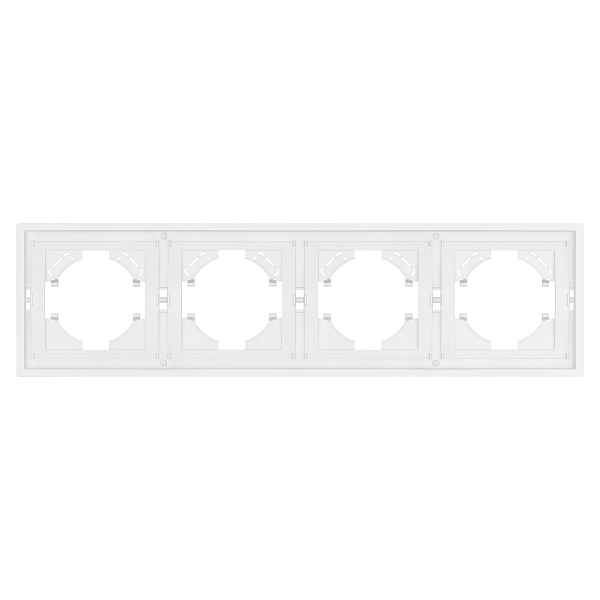 Рамка пластиковая FRM-TENDO-PL-4-WH (Arlight, Белый) Lednikoff