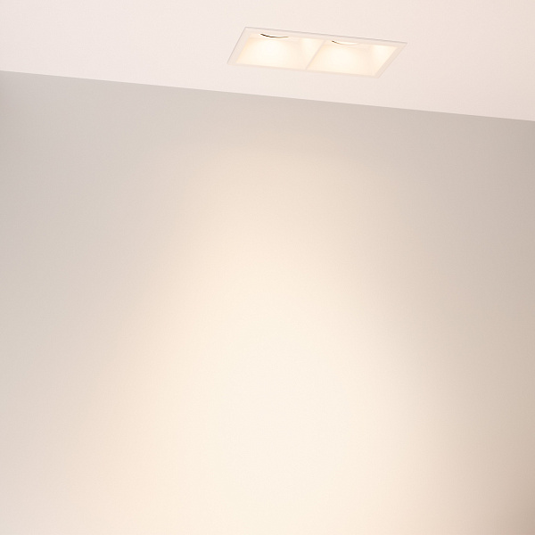 Светильник MS-FLOW-BUILT-S157x85-2x12W Warm3000 (BK, 55 deg, 230V) (Arlight, IP20 Металл, 5 лет) Lednikoff