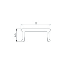 Экран COMFORT10-V-FANTOM-2000 OPAL (Arlight, Пластик) Lednikoff