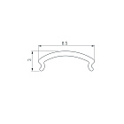 Экран WARDROBE-1530-2000 OPAL (Arlight, Пластик) Lednikoff