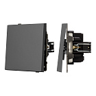 Механизм звонкового выключателя SWT-TENDO-MKR1-SFPL-GR (230V, 10A) (Arlight, Матовый графитовый) Lednikoff