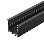 Профиль LINIA49-F-M-3000 BLACK (Arlight, Алюминий) Lednikoff