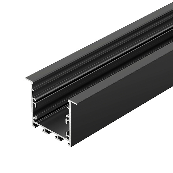 Профиль LINIA49-F-M-3000 BLACK (Arlight, Алюминий) Lednikoff