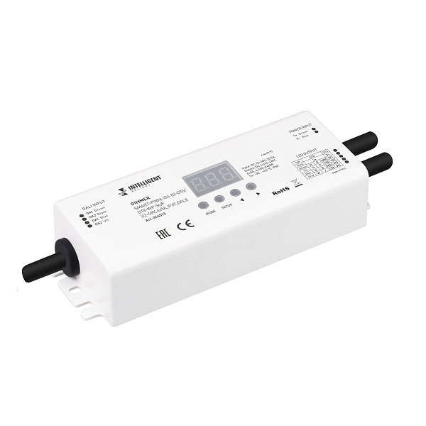 INTELLIGENT ARLIGHT Диммер SMART-PWM-104-82-DT6/DT8-WP-SUF (12-48V, 4x5A, IP67, DALI) (IARL, IP67 Пластик, 5 лет) Lednikoff