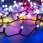 Светодиодная гирлянда ARD-STRING-CLASSIC-10000-BLACK-100LED-MILK-LIVE RGB-DMX (24V, 10W) (Ardecoled, IP65) Lednikoff