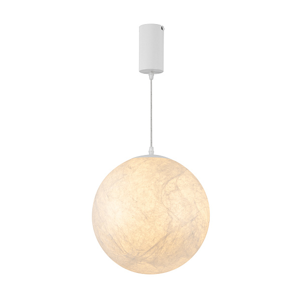 Светильник SP-SILKA-HANG-R300-7W Warm2700 (WH, 330 deg, 230V) (Arlight, IP20 Натуральный шелк, 3 года)