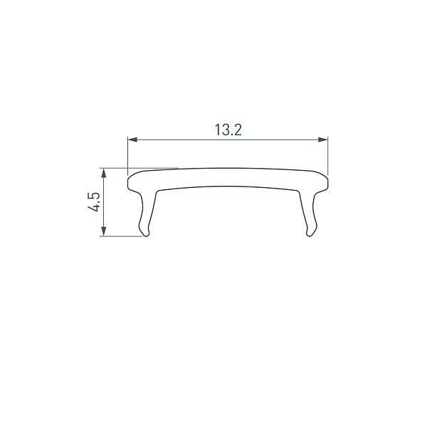 Экран SL-COMFORT-2316-2000 BLACK (Arlight, Пластик) Lednikoff