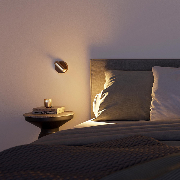 Светильник SP-BED-NB-R90-3W Warm3000 (BR, 20 deg, 230V) (Arlight, IP20 Металл, 3 года) Lednikoff