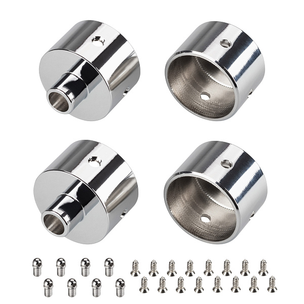 Заглушка WPH-FLEX-D22-360deg с отверстием (Arlight, Металл) Lednikoff