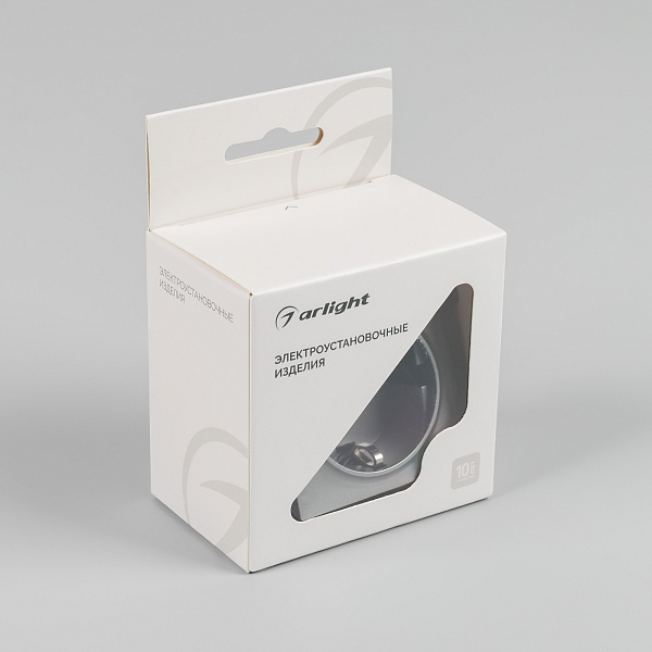 Механизм электрической розетки SCT-MEU1-PL-GR-V (250V, 16A) (Arlight, -) Lednikoff