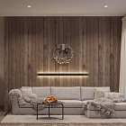 Профиль WALL-2575-DUAL-2000 ANOD BLACK (Arlight, Алюминий) Lednikoff