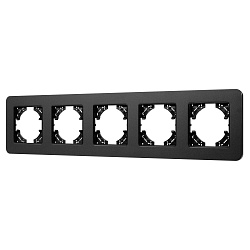 Рамка алюминиевая FRM-AKIRY-SFAL-5-BK (Arlight, -)