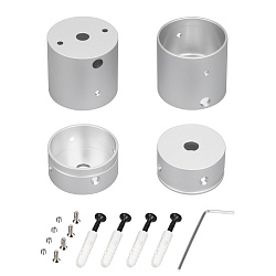 Крепление MOONLIGHT-VT-CEILING-DL-D30-SILVER (Arlight, Алюминий)