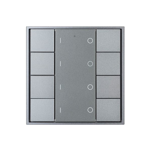 INTELLIGENT ARLIGHT Кнопочная панель DALI-201-23-4G-DIM-DT6-IN Silver (BUS, Frame) (IARL, IP20 Металл, 3 года) Lednikoff
