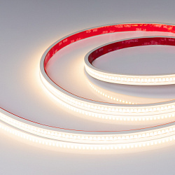 Светодиодная лента герметичная RTW-PS-A240-12mm 48V Warm3000-CX2 (23 W/m, IP67, 10m) (Arlight, CRI>90)