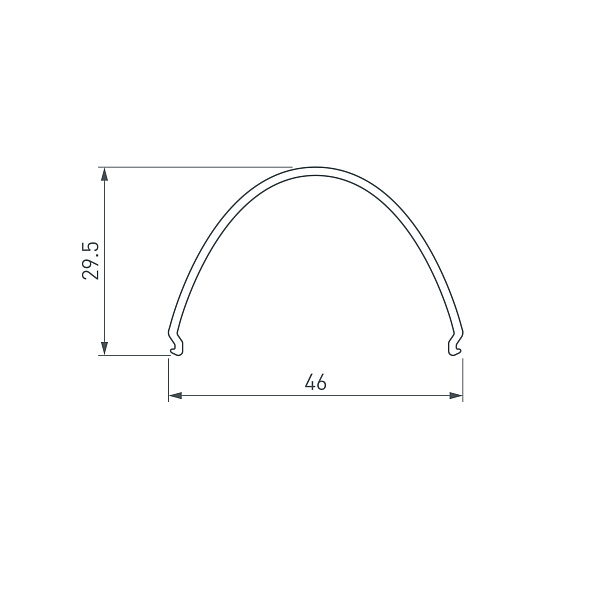 Экран ARH-LINE-B-3652-2000 OPAL (Arlight, Пластик) Lednikoff