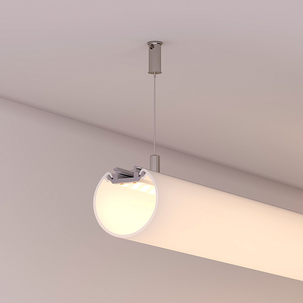 Профиль ROUND-D40-2000 ANOD (Arlight, Алюминий) Lednikoff