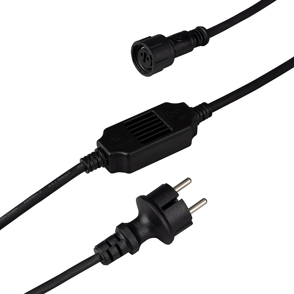 Шнур питания ARD-PRO-1.5M Black (230V, 2A) (Ardecoled, Закрытый) Lednikoff