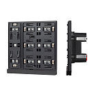 INTELLIGENT ARLIGHT Механизм панели KNX-304-22-IN Black (Bus) (IARL, IP20 Пластик, 2 года) Lednikoff