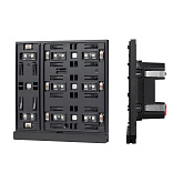 INTELLIGENT ARLIGHT Механизм панели KNX-304-22-IN Black (Bus) (IARL, IP20 Пластик, 2 года)