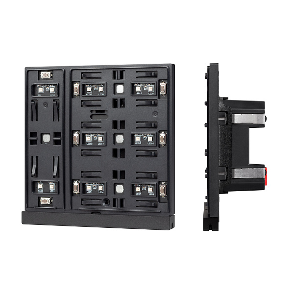 INTELLIGENT ARLIGHT Механизм панели KNX-304-22-IN Black (Bus) (IARL, IP20 Пластик, 2 года) Lednikoff