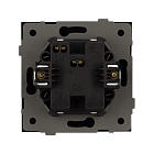 Механизм выключателя одноклавишный непроходной SWT-TENDO-MK01-PL-BK (230V, 10A) (Arlight, Черный) Lednikoff