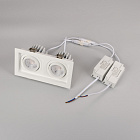 Светильник MS-VORTEX-BUILT-S170x90-2x12W Day4000 (WH-WH, 40 deg, 230V) (Arlight, IP20 Металл, 5 лет) Lednikoff