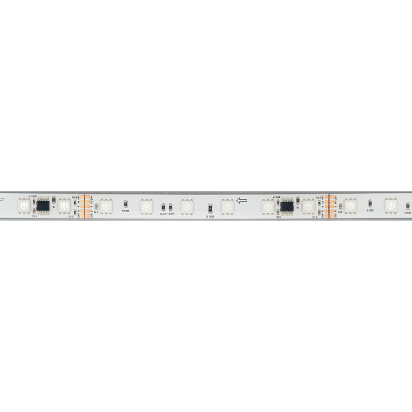 Светодиодная лента герметичная DMX-PFS-B60-12mm 24V RGB-PX6 (14 W/m, IP68, 5060, 5m) (Arlight, -) Lednikoff