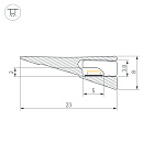 Профиль SL-MINI-SHELF-H8-2000 ANOD OLIVE GREY (Arlight, Алюминий) Lednikoff