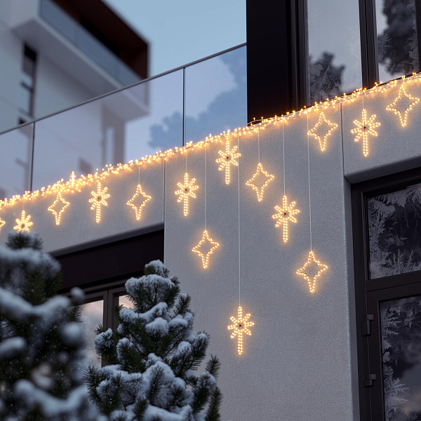 Фигура cветодиодная ARD-STAR-M1-295x275-36LED White (230V, 2.5W) (Ardecoled, IP65) Lednikoff